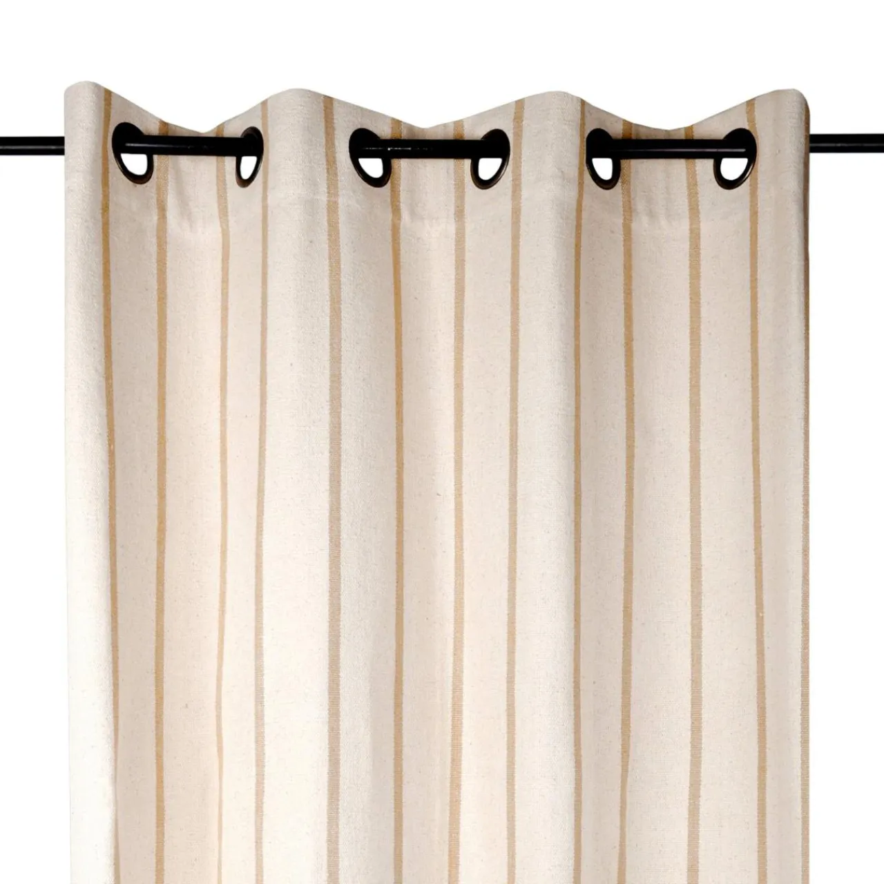EMINZA Rideau toile de coton (135 x 260 cm) Ocealys Beige Outlet