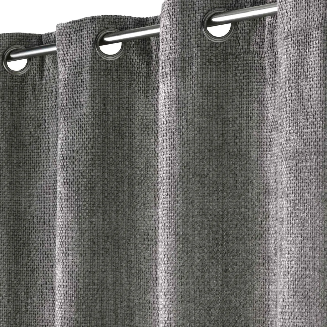 douceur d'intu017drieur Rideau Velours Chenille (140 x 260 cm) Leo Gris Anthracite Outlet