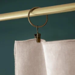 EMINZA Rideau velours de coton ajustable (140 x max 270 cm) Victor pampa Beige Discount