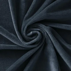 EMINZA Rideau velours de coton ajustable (140 x max 270 cm) Victor Bleu nuit Sale