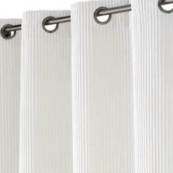 douceur d'intu017drieur Rideau velours relief (140 x 260 cm) Nils Blanc Online