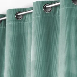 douceur d'intu017drieur Rideau velours (140 x 260 cm) Casual Vert sauge