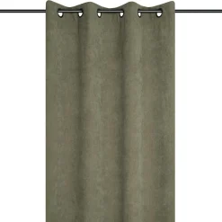 STOF Rideau velours (140 x 260 cm) Dandy Vert kaki