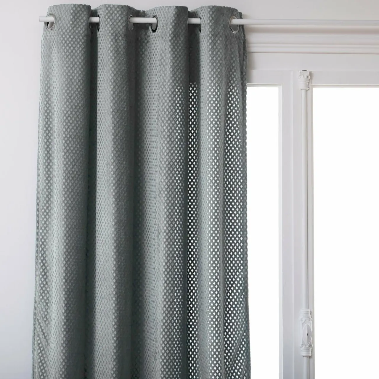 ATMOSPHERA Rideau (140 x 260 cm) Carro Gris clair Discount
