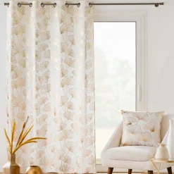 douceur d'intu017drieur Rideau (140 x 240 cm) Kenzy Beige Best