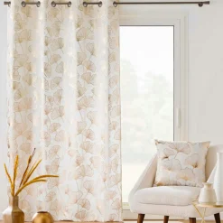 douceur d'intu017drieur Rideau (140 x 280 cm) Kenzy Beige