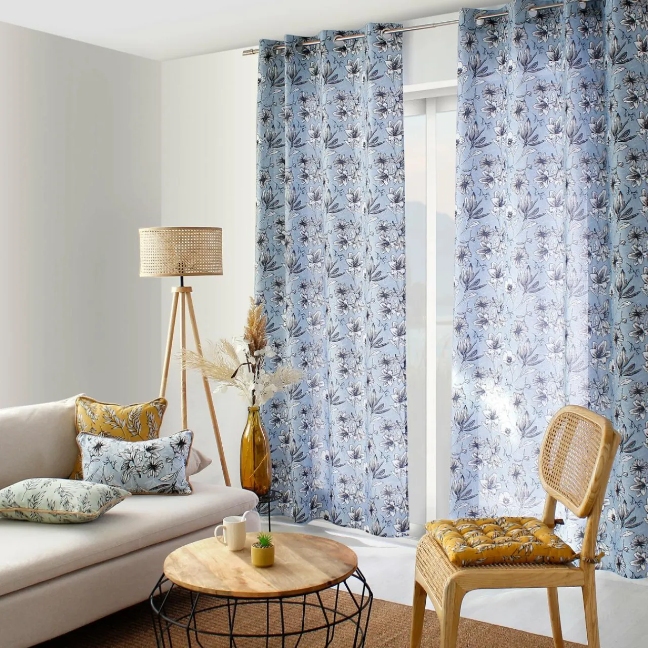 ENJOY HOME Rideau (135 x 240 cm) Lily Bleu Online