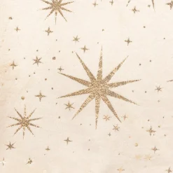 JJA Sac cadeau (H70 cm) Étoiles Célestes et doré Ivoire Online