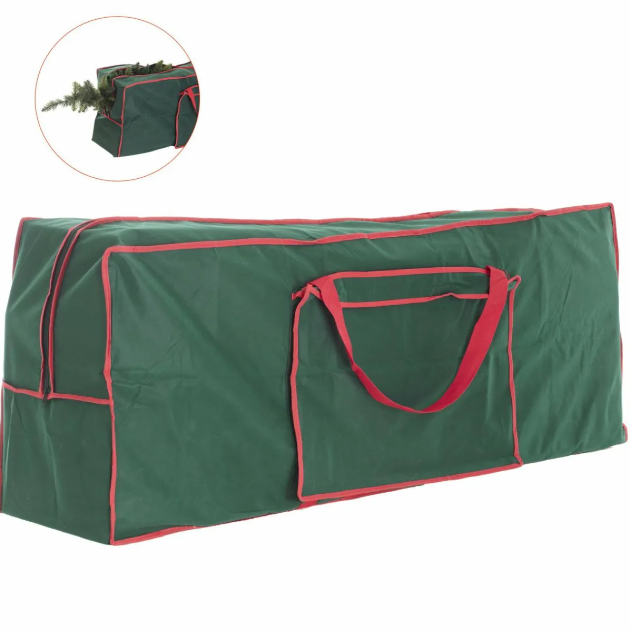 Feeric Lights & Christmas Sac de rangement (50 x 125 cm) pour sapin artificiel Vert Clearance