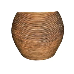 MOBELLIA Salon de jardin en rotin 5 places Trinidad beige Naturel Best