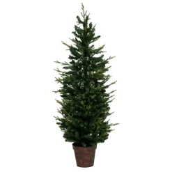 JJA Sapin artificiel de Noël en pot (H150 cm) Helsinki Vert sapin Sapin vert Online