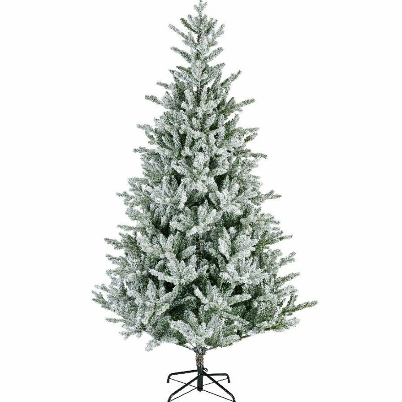 EMINZA Sapin artificiel de Noël (H180 cm) Allix Vert enneigé Sapin enneigé New
