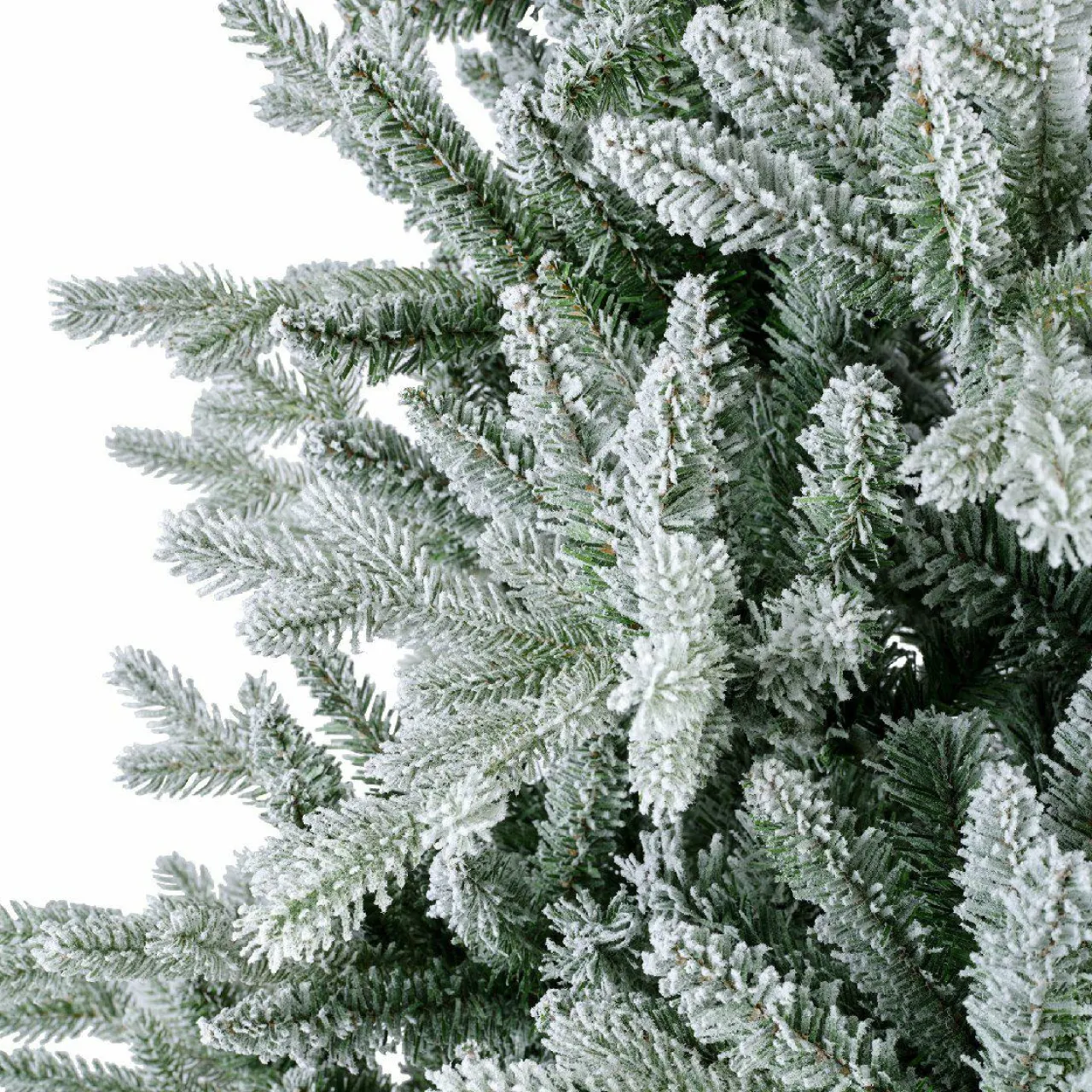 EMINZA Sapin artificiel de Noël (H180 cm) Allix Vert enneigé Sapin enneigé New