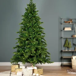 EMINZA Sapin artificiel de Noël (H150 cm) Caucasia Nordmann Vert sapin Sapin vert