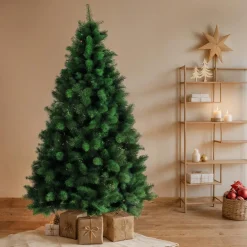 EMINZA Sapin artificiel de Noël (H210 cm) Edmonton Vert sapin Sapin vert