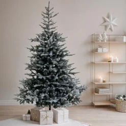 EMINZA Sapin artificiel de Noël (H300 cm) Glorious Vert enneigé Sapin enneigé Discount