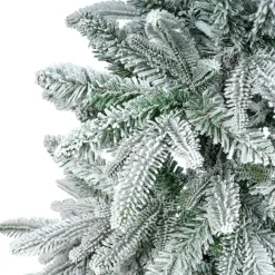 EMINZA Sapin artificiel de Noël (H240 cm) Glockner Vert enneigé Sapin enneigé New