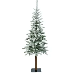 EMINZA Sapin artificiel de Noël (H240 cm) Glockner Vert enneigé Sapin enneigé New