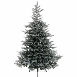 EMINZA Sapin artificiel de Noël (H210 cm) Glorious Vert enneigé Sapin enneigé Hot