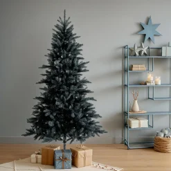 EMINZA Sapin artificiel de Noël (H240 cm) Munich Noir Sapin noir Online
