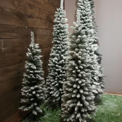 EMINZA Sapin artificiel de Noël (H210 cm) Narrow Vert enneigé Sapin enneigé Online