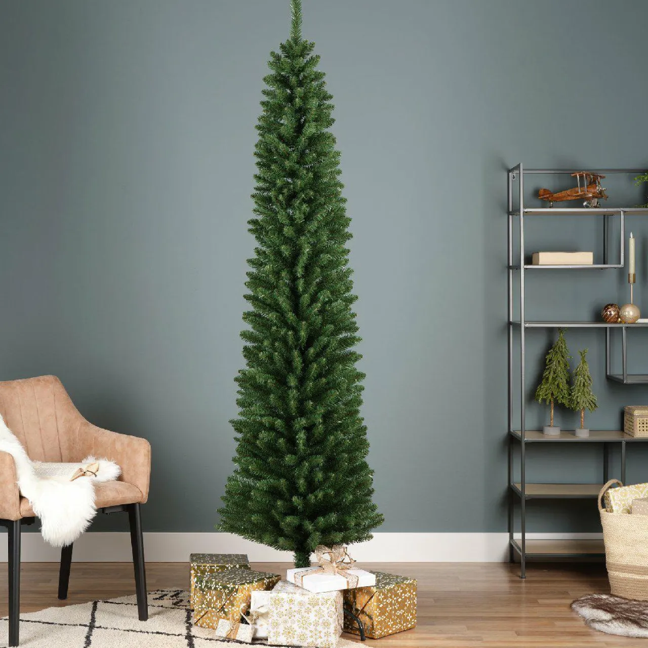 EMINZA Sapin artificiel de Noël (H240 cm) Narrow Vert sapin Sapin vert Online
