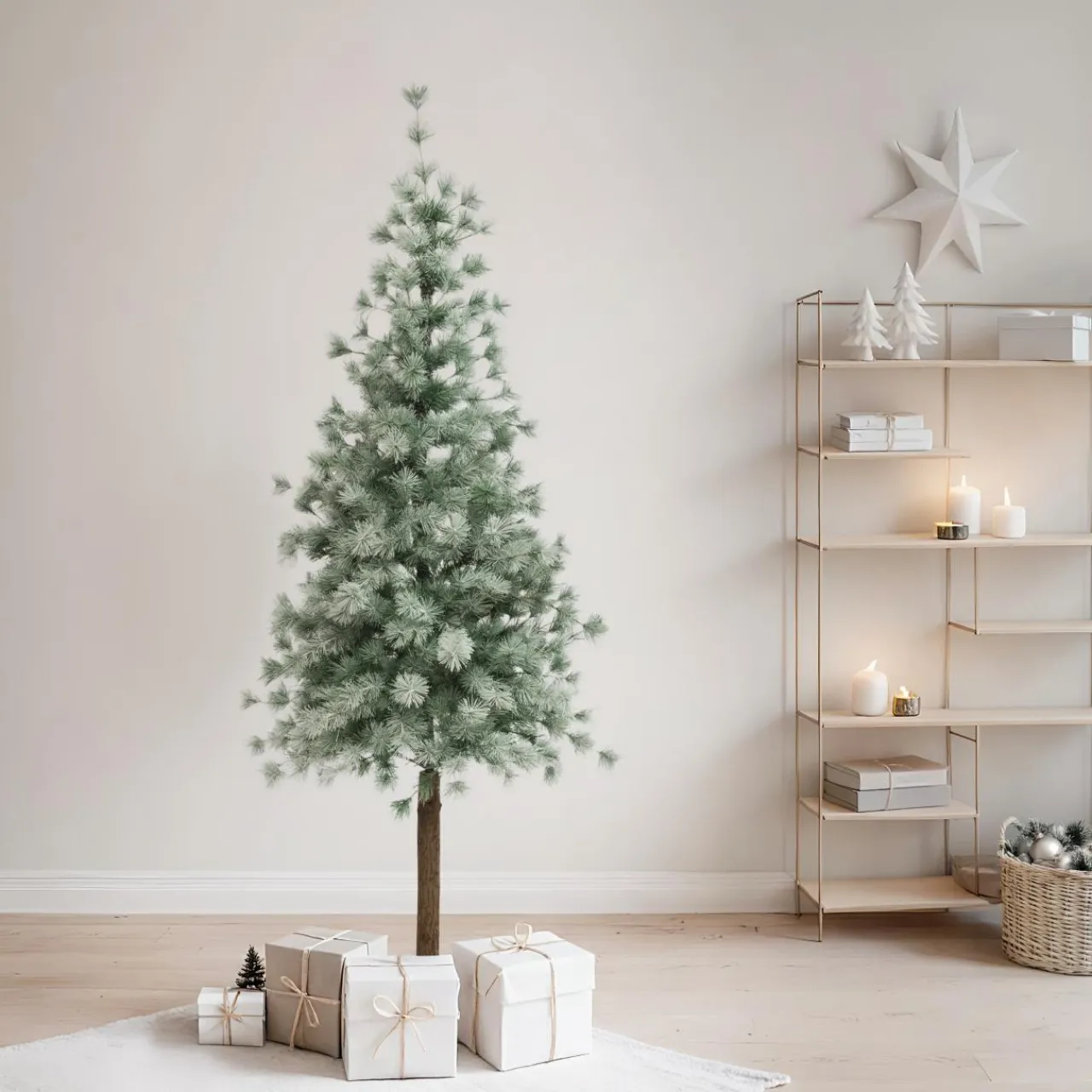 FEERIC LIGHTS Sapin artificiel de Noël (H180 cm) Nordstar Vert enneigé Sapin enneigé Clearance