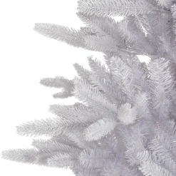 EMINZA Sapin artificiel de Noël (H180 cm) Odense Blanc irisé et pailleté Sapin blanc Hot