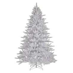 EMINZA Sapin artificiel de Noël (H180 cm) Odense Blanc irisé et pailleté Sapin blanc Hot