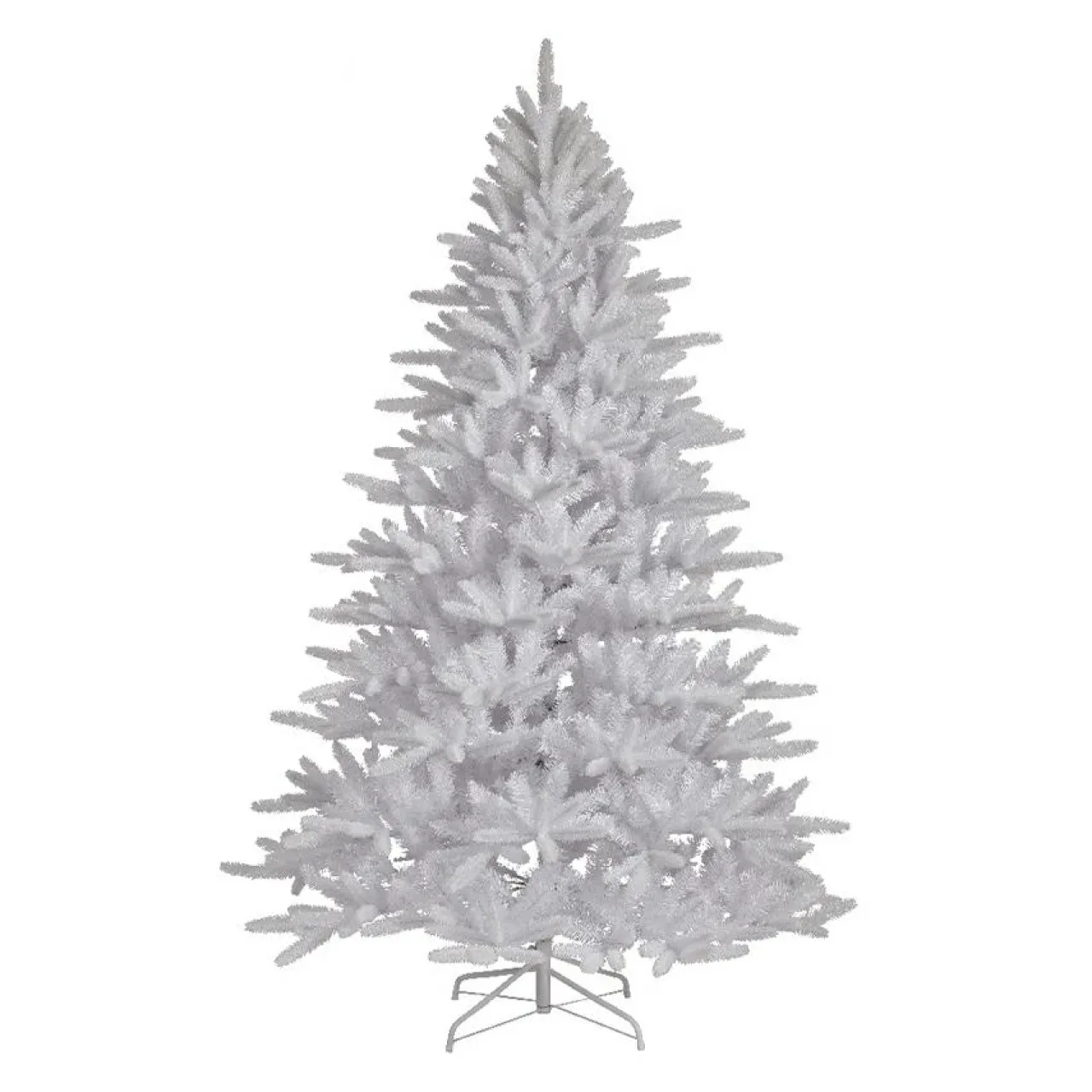 EMINZA Sapin artificiel de Noël (H180 cm) Odense Blanc irisé et pailleté Sapin blanc Hot