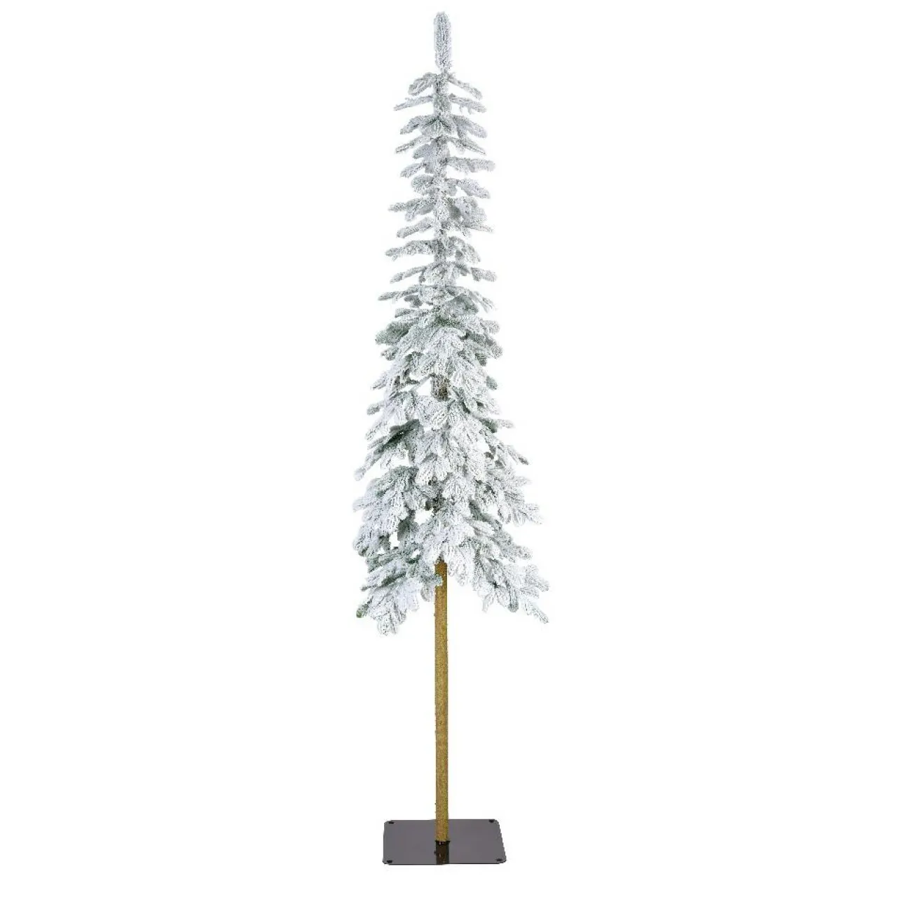 EMINZA Sapin artificiel de Noël (H180 cm) Sierra Vert enneigé Sapin enneigé