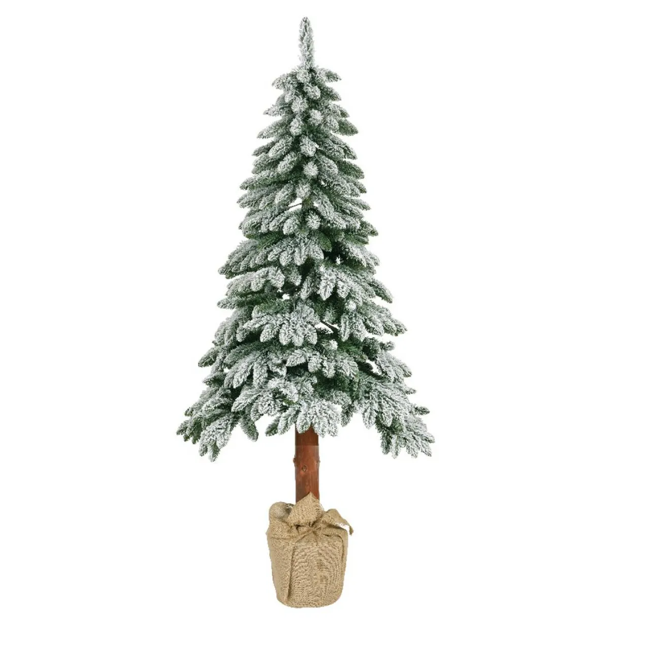 KAEMINGK Sapin artificiel de Noël (H240 cm) Tora Vert enneigé Sapin enneigé Outlet