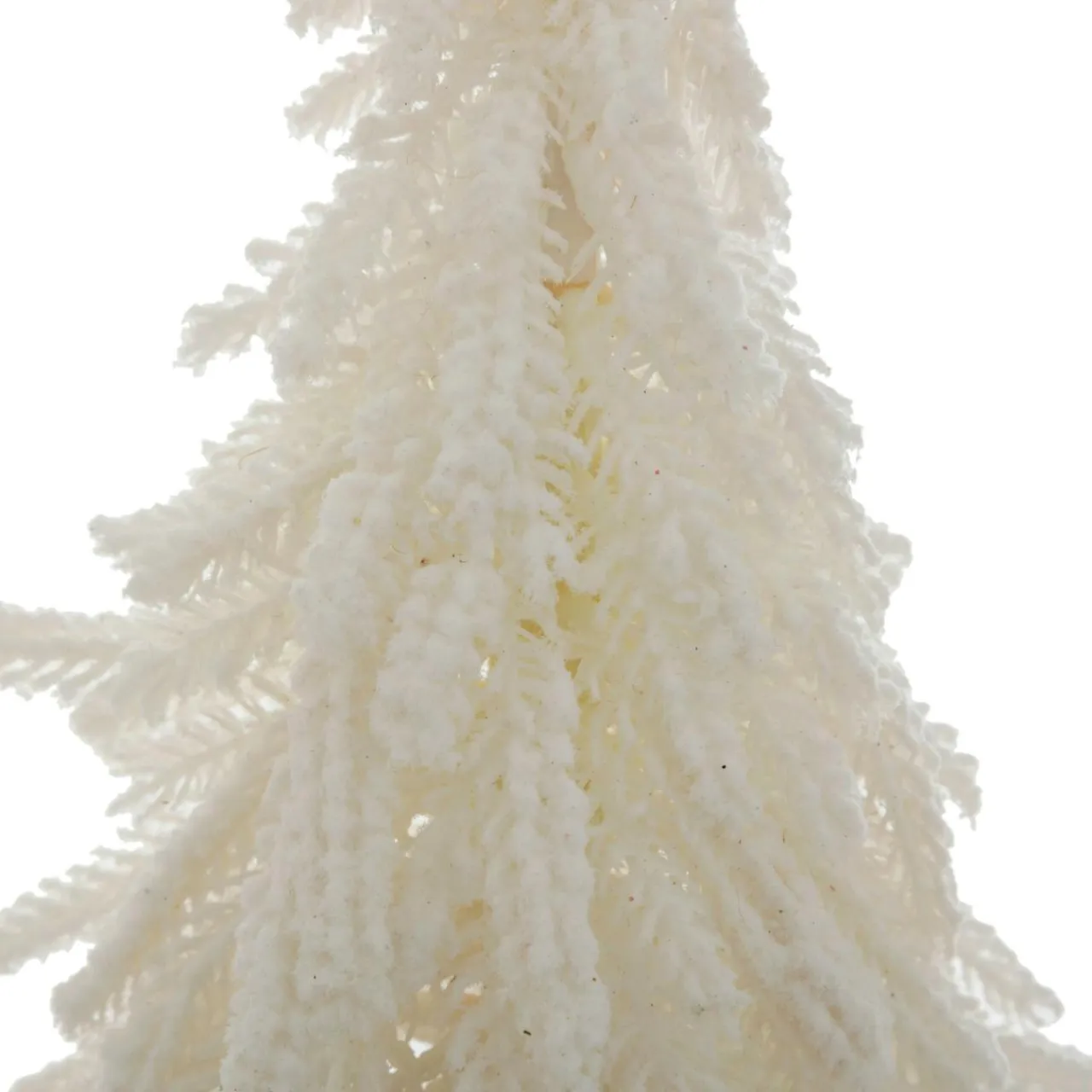 JJA Sapin décoratif en jute (H27 cm) Givré Blanc Hot