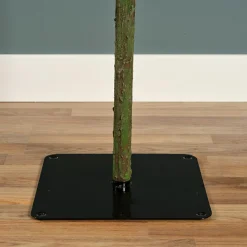 EMINZA Sapin de Noël artificiel lumineux 250 LED (H240 cm) Sierra Vert enneigé Sapin enneigé lumineux Outlet