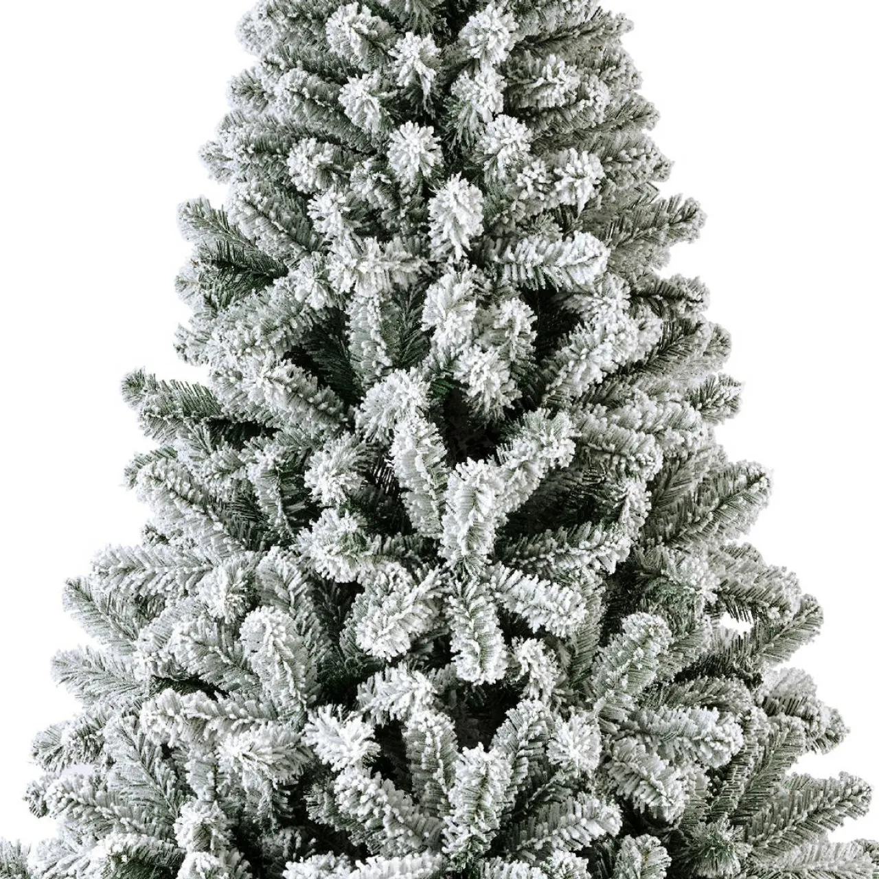 EMINZA Sapin de Noël artificiel lumineux 640 LED (H300 cm) King Vert enneigé Sapin enneigé lumineux Outlet