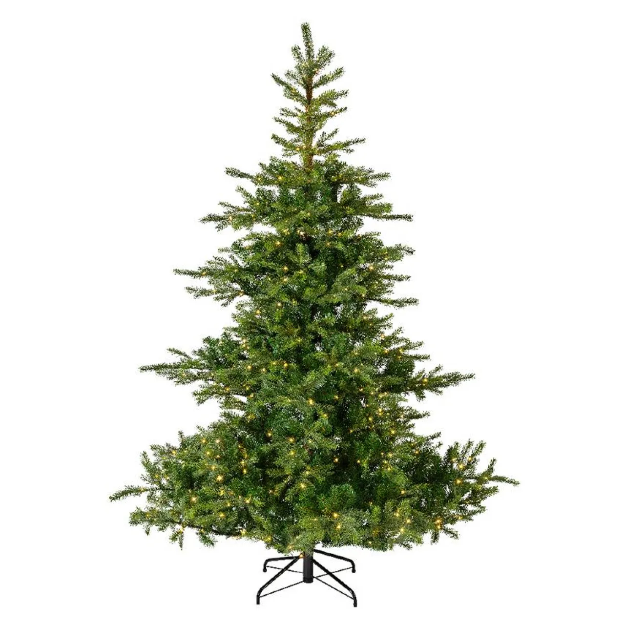 EMINZA Sapin de Noël artificiel lumineux 250 LED (H150 cm) Glorious Vert sapin Sapin vert lumineux Sale