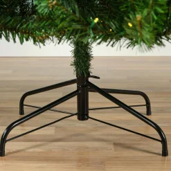 EMINZA Sapin de Noël artificiel lumineux 260 LED (H180 cm) King Vert sapin Sapin vert lumineux Discount