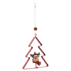 Feeric Lights & Christmas Sapin de Noël (H13 cm) Joli renne Rouge Outlet