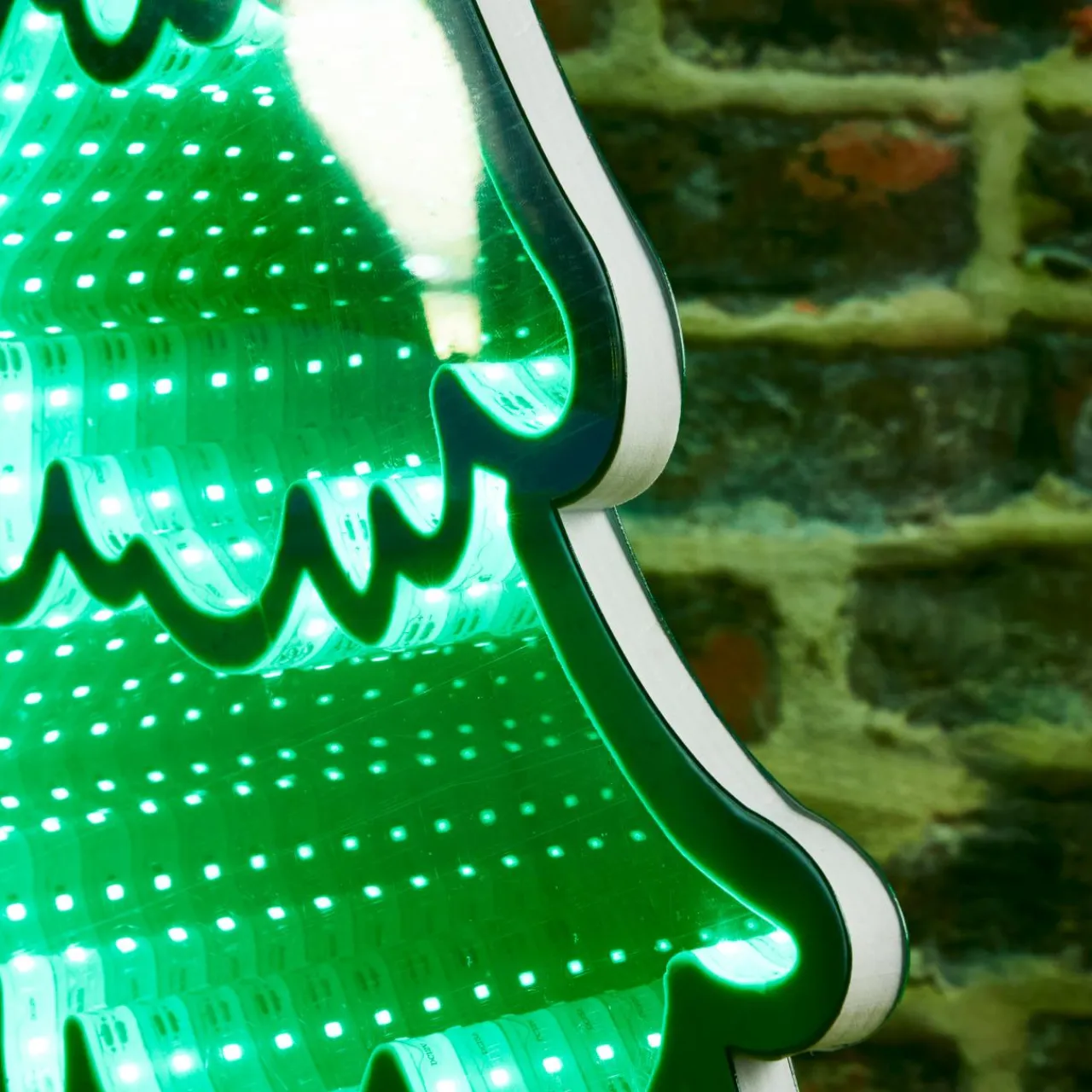 KAEMINGK Sapin de Noël lumineux 231 LED (H60 cm) Infinity Vert Multicolore