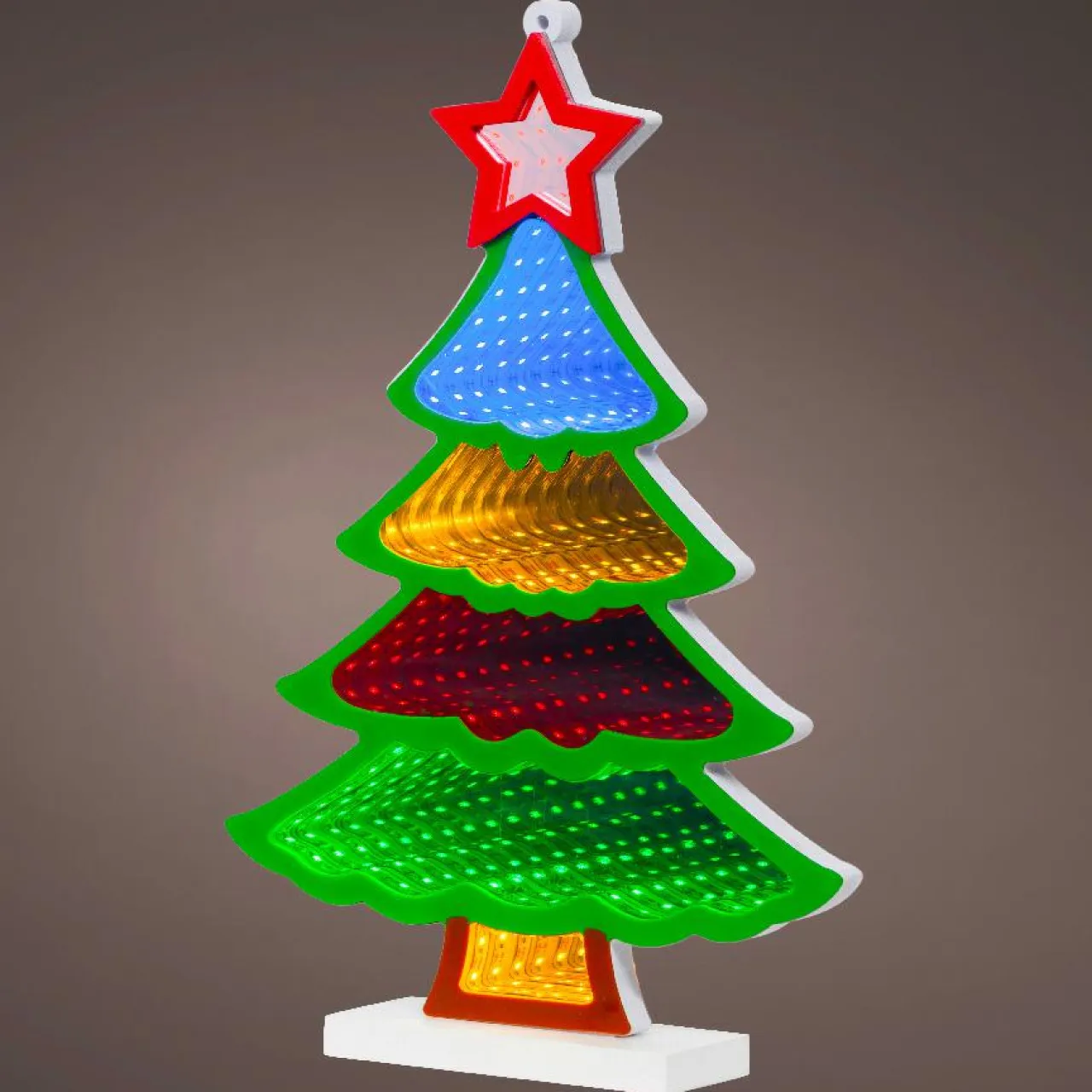 KAEMINGK Sapin de Noël lumineux 180 LED (H32 cm) Infinity Multicolore Online
