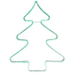BLACHERE Sapin de Noël lumineux 192 LED Néon Vert Sale