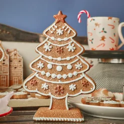 KAEMINGK Sapin de Noël à poser (H17 cm) Gourmandise sucrée et Blanc Marron Hot