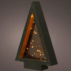 KAEMINGK Sapin lumineux à piles 60 LED (H47 cm) Savoie Blanc chaud Clearance