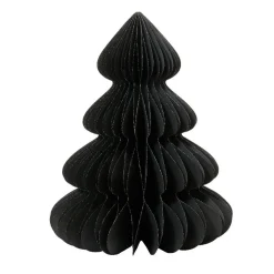 KAEMINGK Sapin papier à poser (H60 cm) Fermeture Magnétique Noir Discount