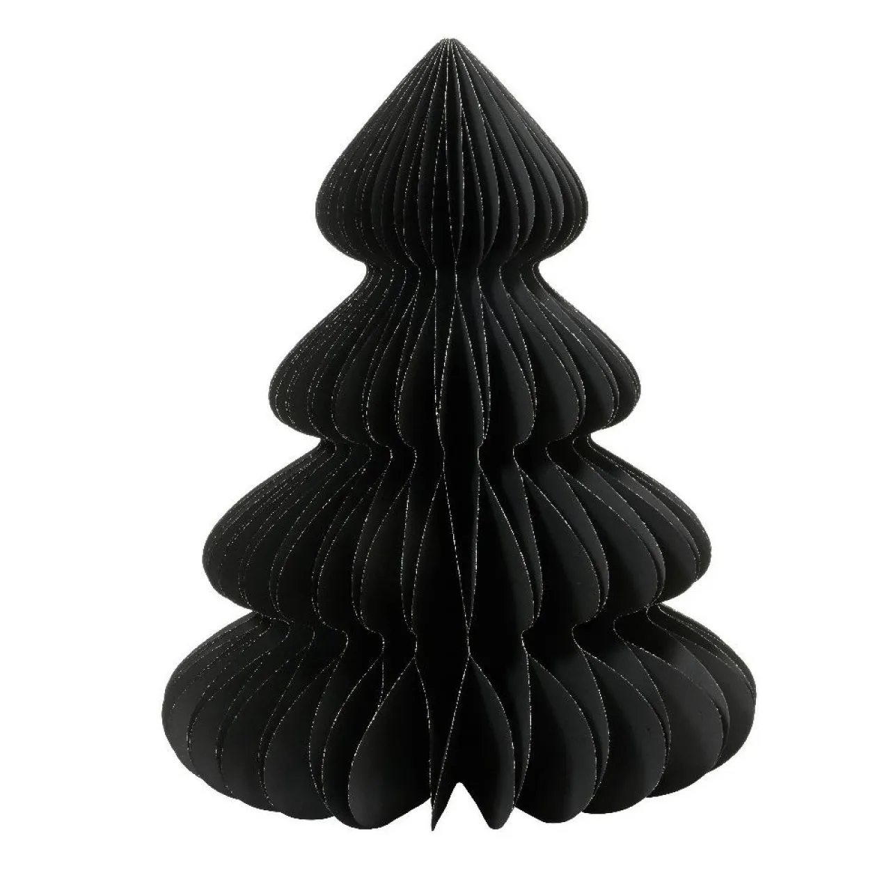 KAEMINGK Sapin papier à poser (H60 cm) Fermeture Magnétique Noir Discount
