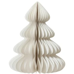 KAEMINGK Sapin papier à poser (H90 cm) Fermeture Magnétique Blanc Best