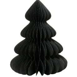 KAEMINGK Sapin papier à poser (H90 cm) Fermeture Magnétique Noir Outlet