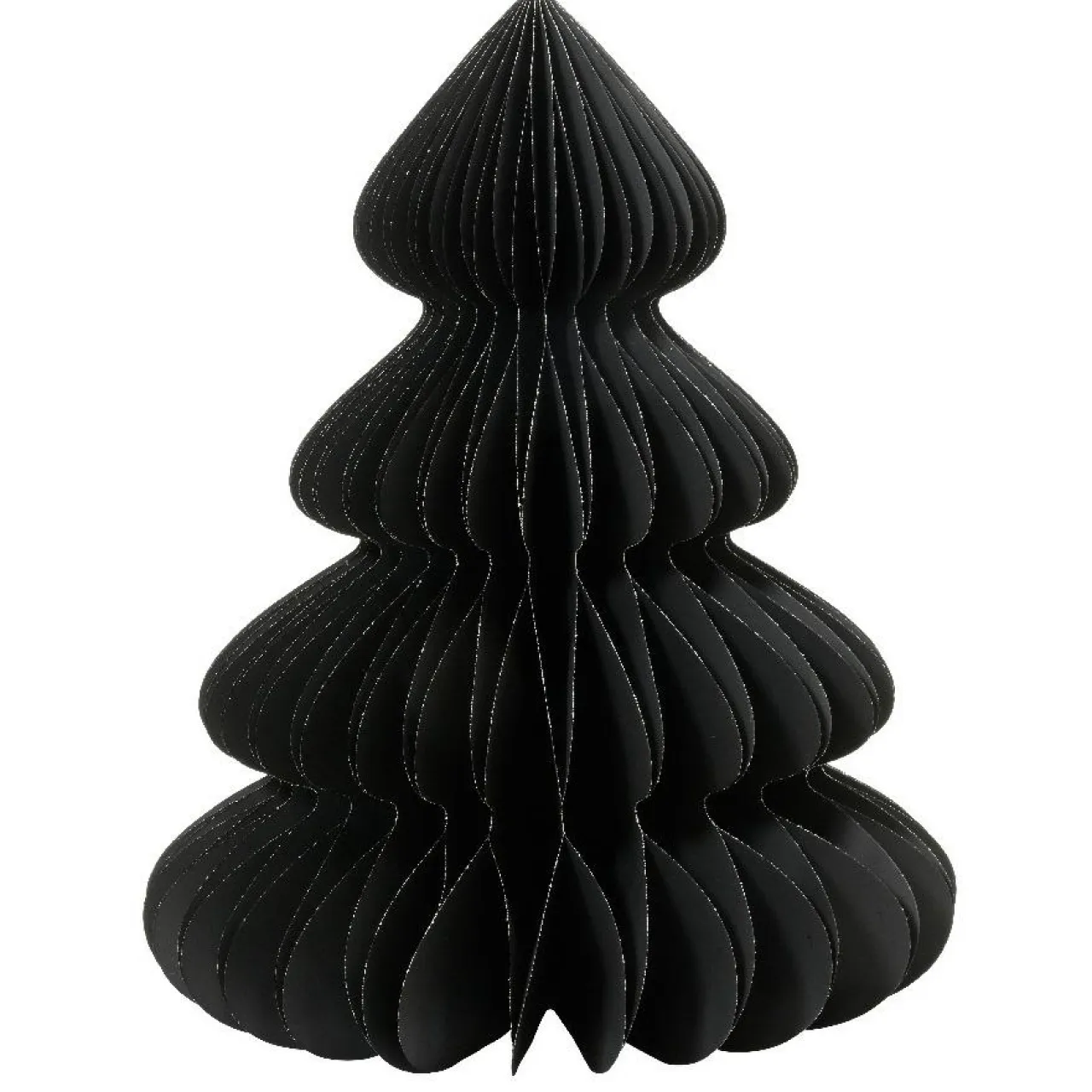 KAEMINGK Sapin papier à poser (H90 cm) Fermeture Magnétique Noir Outlet