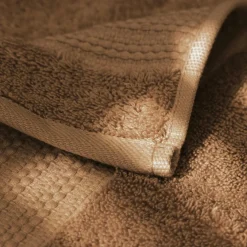 EMINZA Serviette de bain coton bio (50 x 90 cm) Méline Camel Best