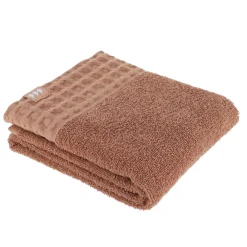 TENDANCE Serviette de bain coton (50 x 90 cm) Season Color Caramel Outlet